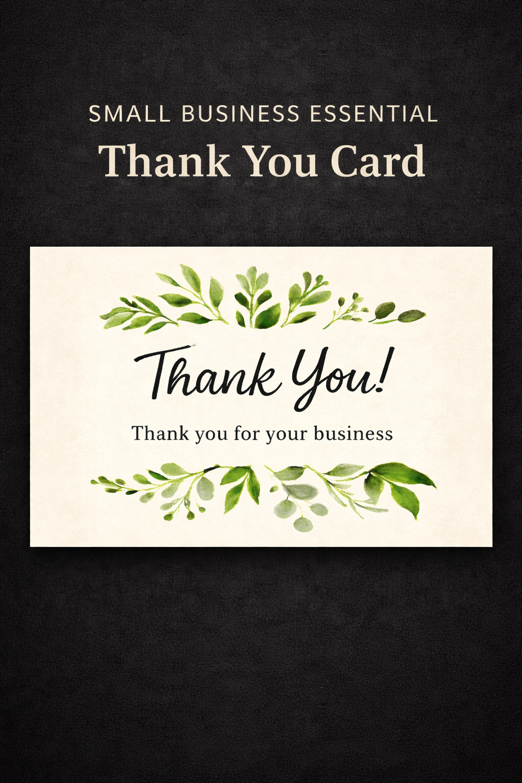 Thank you card